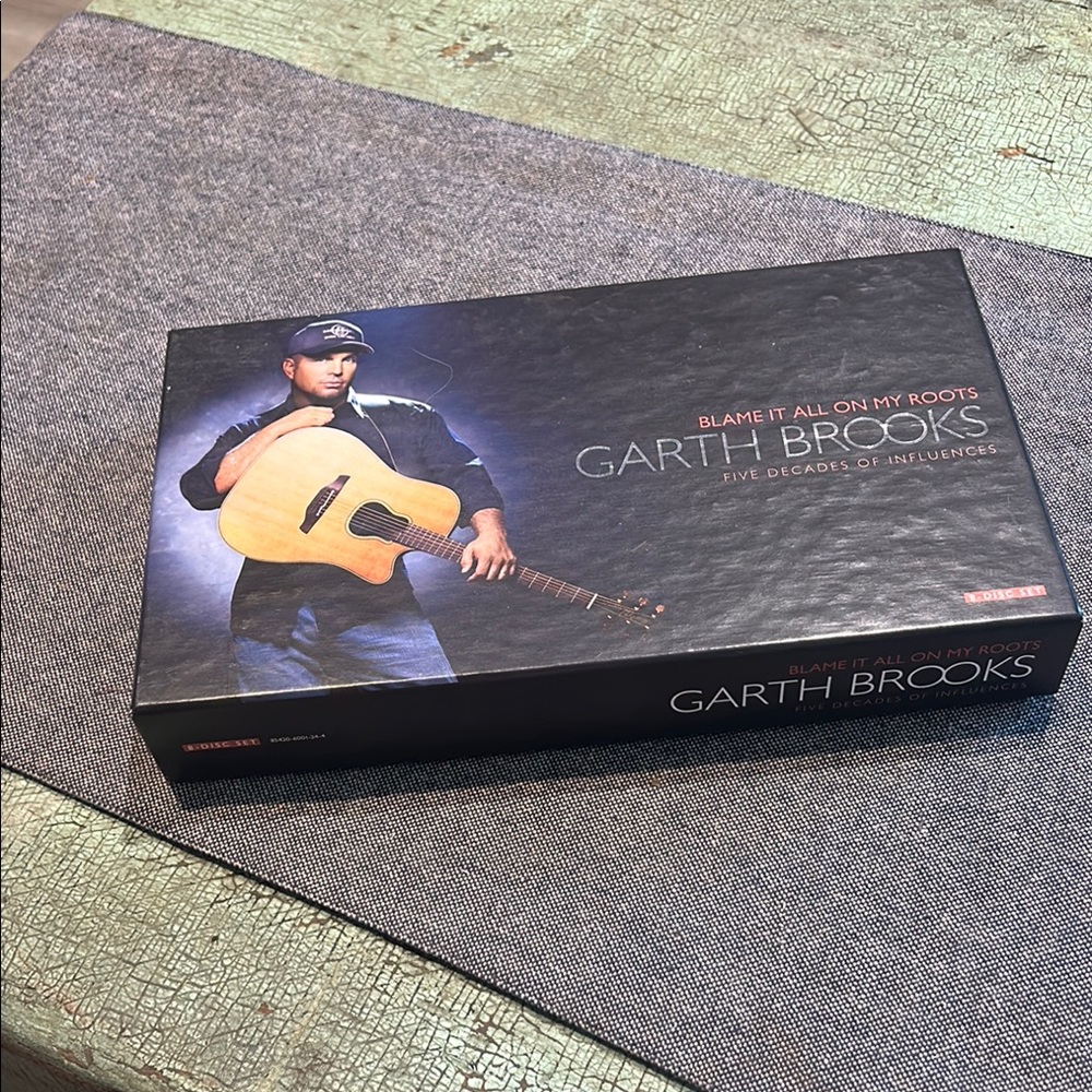 GARTH BROOKS: Blame It All On My Roots 8 Disc Set 6 CD's 2 DVD's